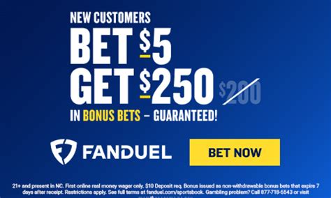 fanduel sportsbook north carolina promo code